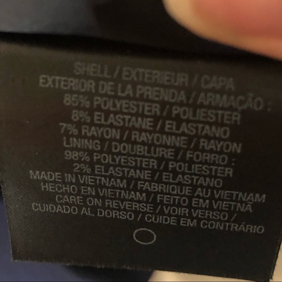 TAHARI color block navy black dress NWOT - Picture 3 of 11